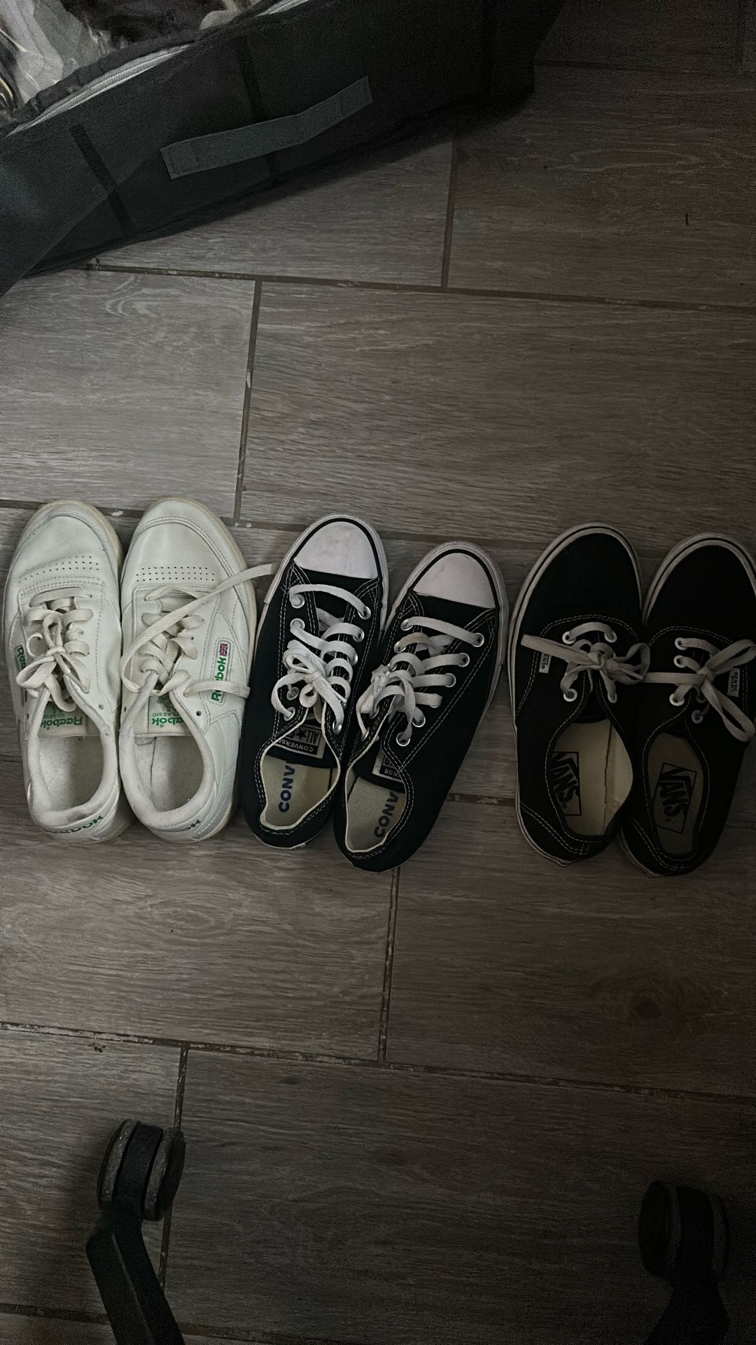 Converse, Vans, Adidas