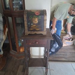 Small Table And Chest