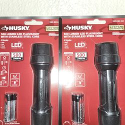 2 Husky Flashlight