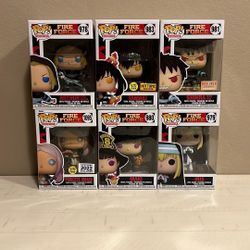 Fire Force Funko Pop Lot