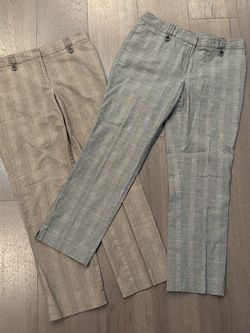 Plaid Dress Pants – Set of 2