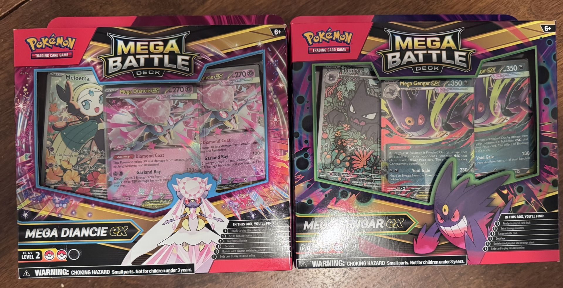 ⭐ Pokémon Mega Battle Decks + Trainer’s Toolkit — Sealed