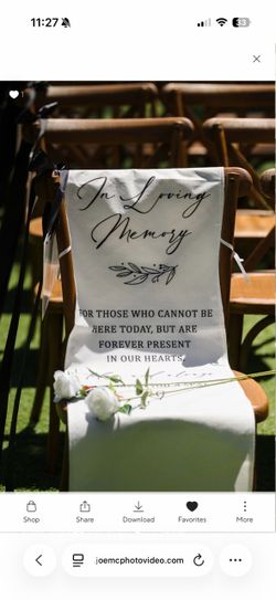 In Loving Memory Sign