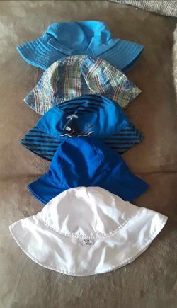 5 boy baby toddler sun hats $3 EACH OR $10 FIRM for ALL!