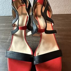 Black Red 5" Stiletto Women's High Heels Shoes size 42 (11-11.5)