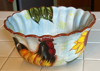 Hand-Painted Ceramic Bowl