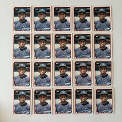 20 - 1989 DEION SANDERS ROOKIE TOPPS TRADED #110T  RC LOT OF 20 BASEBALL CARDS