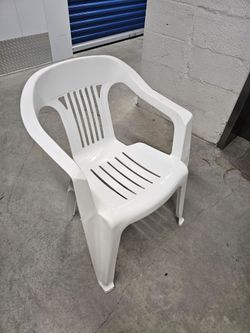 Set of Plastic Chairs.