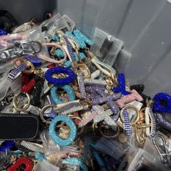  Bin Of Key Chains