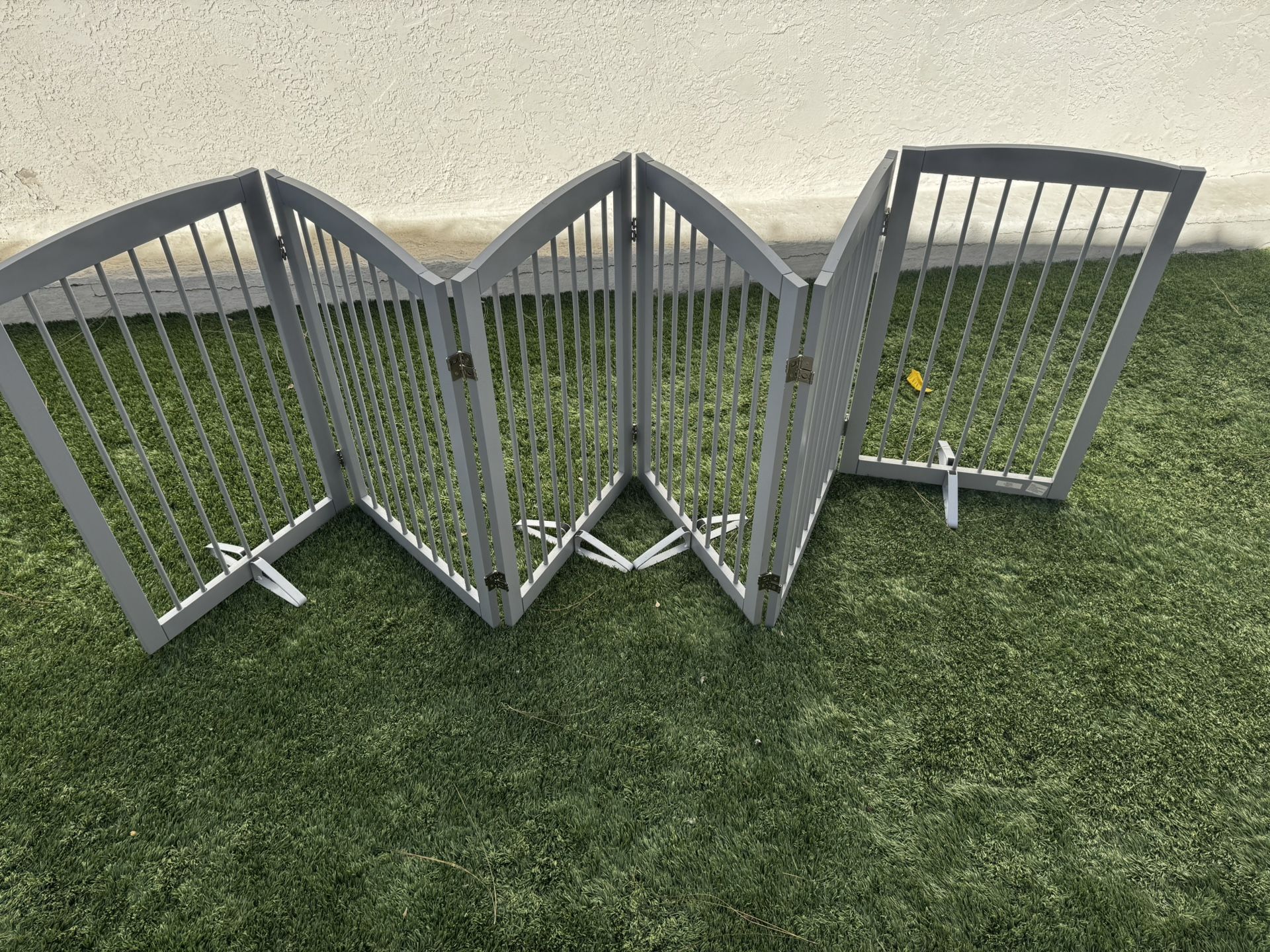 Freestanding Wooden Foldable Gate 32”H X 120”L
