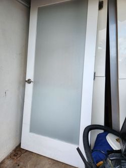 GLASS DOOR 36 X 80