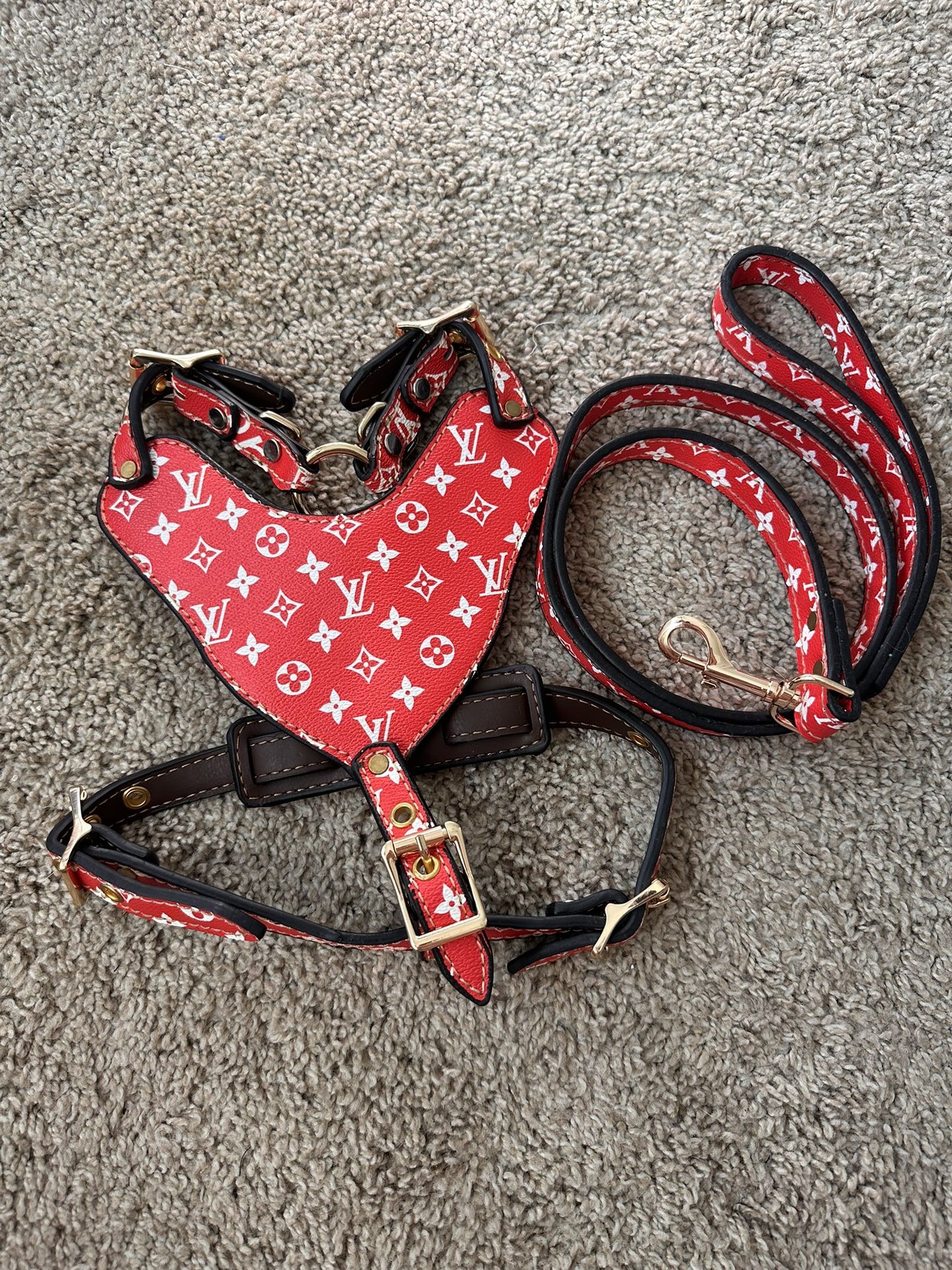 Dog Harness And Leash Set