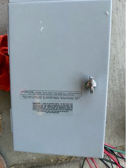 Reliance controls 30amp manual transfer switch