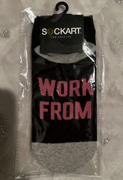SOCKART "Work From Nine to Wine" low-cut Socks. Fits shoe size 5 to 11