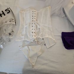 Costume White Corset With Thong 
