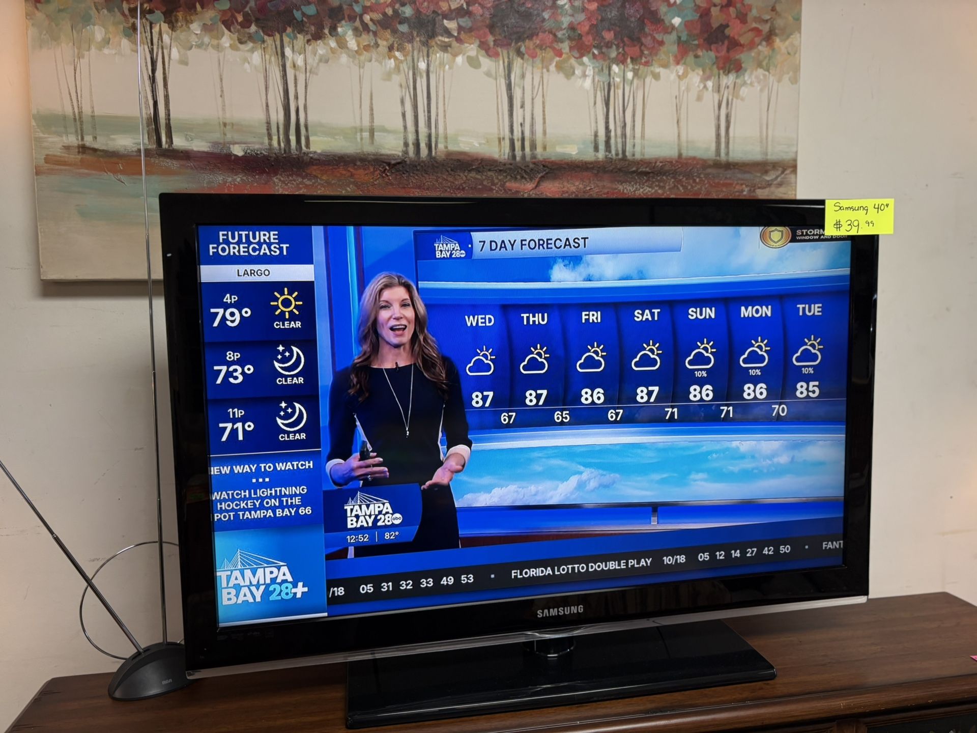 Samsung 40โ TV $39.99!