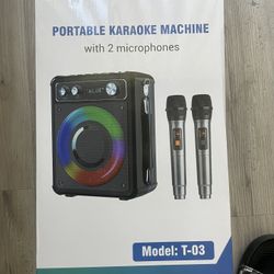 Portable Karaoke machine 