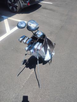 Golf Clubs! Men's Complete Set! TaylorMade Callaway Lynx! W/Ping Standbag!
