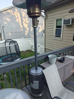 Outdoor Patio Heater with empty propane tank included $75