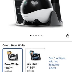 Enabot EBO Air 2 Pet Camera, Dove White. Brand New 