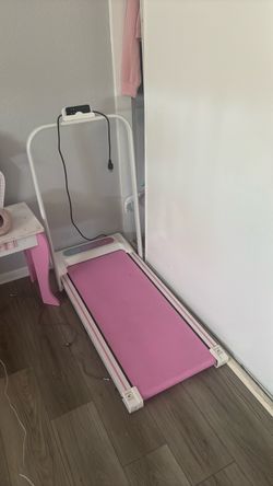 Pink treadmill