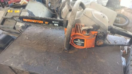 And echo chainsaw and a Remington chainsaw both run great they just need the carb clean