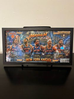 New York Knicks NBA Legends Mayhem Framed Print
