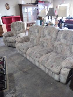 2 piece recliner sofa set