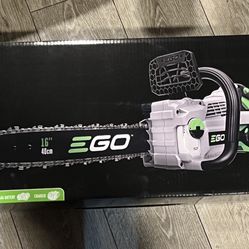 16" EGO 56 V Chainsaw With 2.5 AH Battery And New Charger