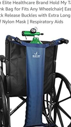 Oxygen Tank Bag/carrier For Back Of Wheelchair