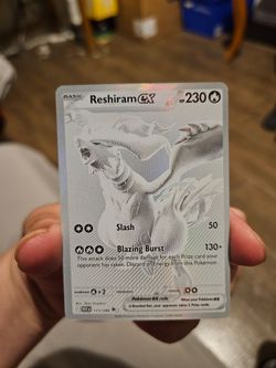 Pokemon Reshiram ex 173/086 white flare