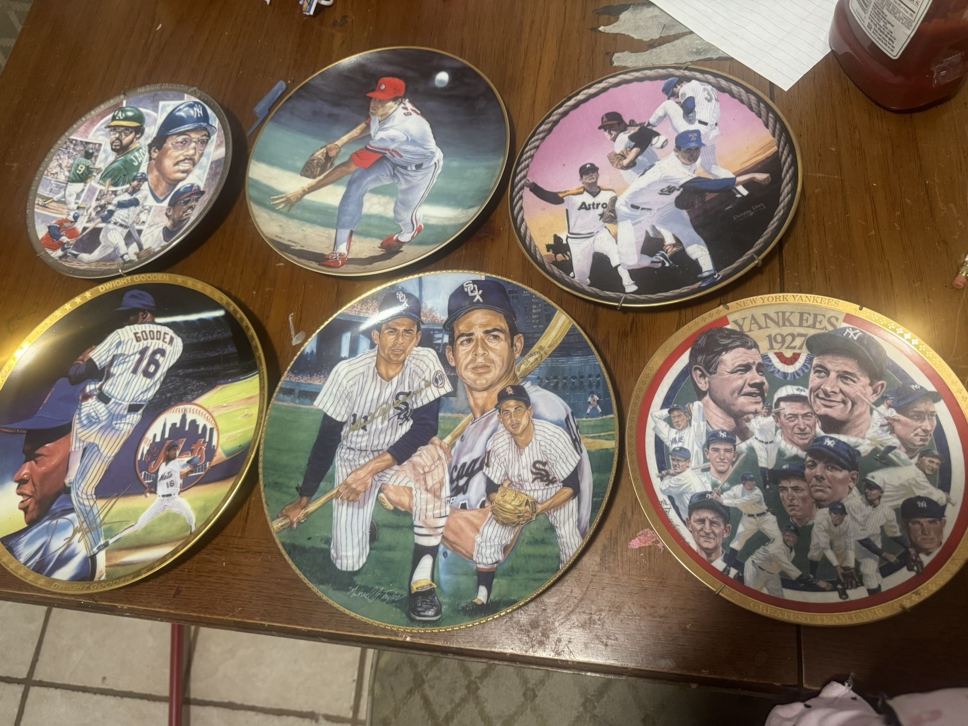 Baseball New York Plates