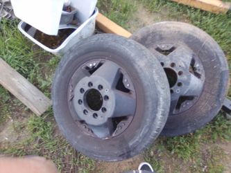 Chevy Silverado Dually Wheels Front