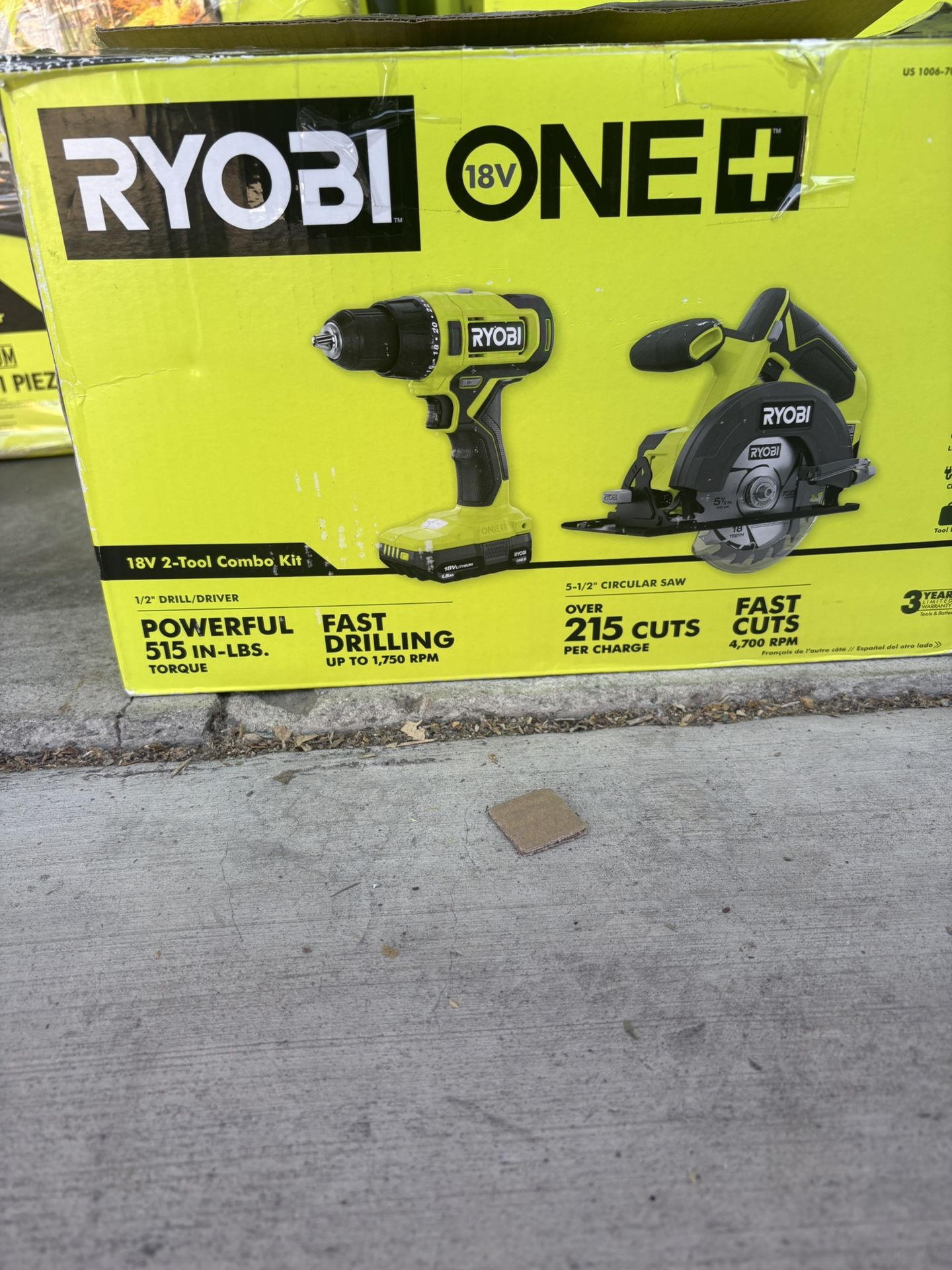 ONE+ 18V Cordless 2-Tool Combo Kit with Drill/Driver, Circular Saw, (2) 1.5 Ah Batteries, and Charger
