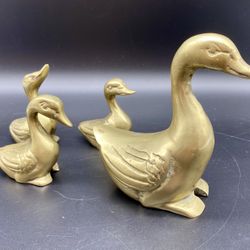Brass Duck and Ducklings