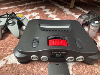 N64 w/ expansion pak and 2 controllers