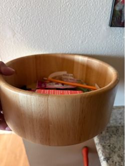 Wooden bowl