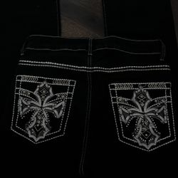 Rhinestone Flare Jeans