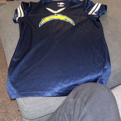 Navy blue chargers jersey