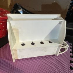 Wall-mounted Power Strip Organizer / Cable Management Shelf