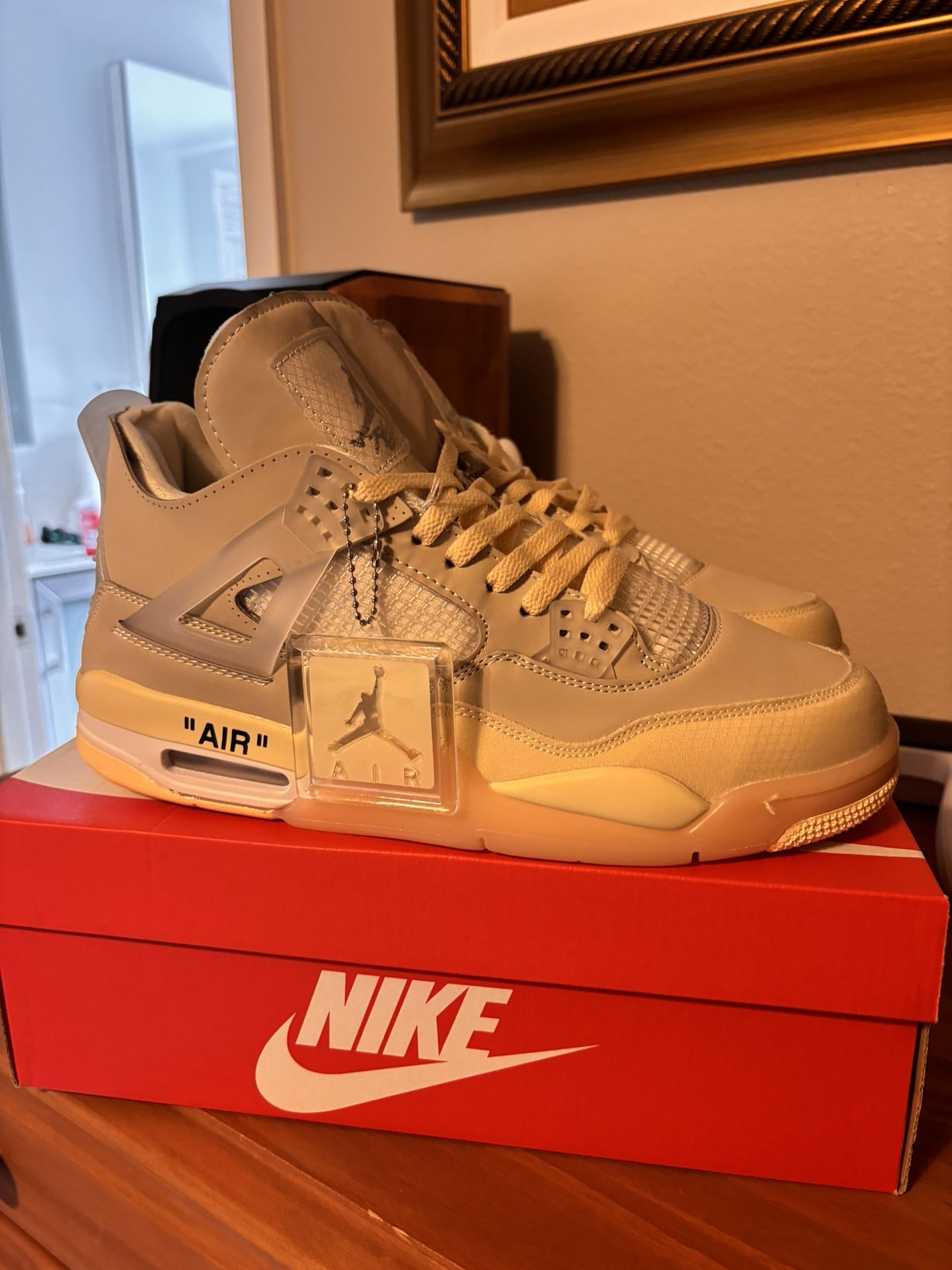 Jordan 4 Retro Off White Sail Re*ps