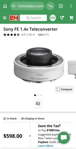 New Sony FE 1.4x Teleconverter