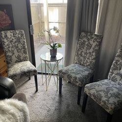 Cute White/Gray Chairs