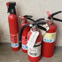 Fire Extinguisher Rechargeable 2-A:10-B:C Class ABC 4 lb. Fully Charge. Ready To Use. $10-$15 Each