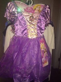 New Disney princess rapunzel dress 4-6x