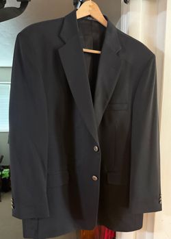Mens suit Jacket black, 44 regular