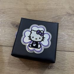 Hello Kitty Jewelry Box – Black & Purple Travel Case with Mirror (Sanrio Collectible) 