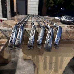 Ben Hogan Medallion/ Apex Iron Set( Missing 6 Iron, 8 iron)
