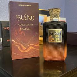 Khadlaj Island Vanilla Dunes Eau de Parfum Spray  100ml/ 3.4 EDP/Brand New 