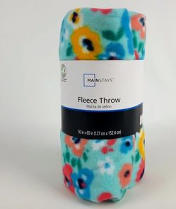 Mainstays Fleece Throw Floral 